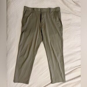 RHONE Men's Khaki Commuter Pant / Chinos - Slim Fit
